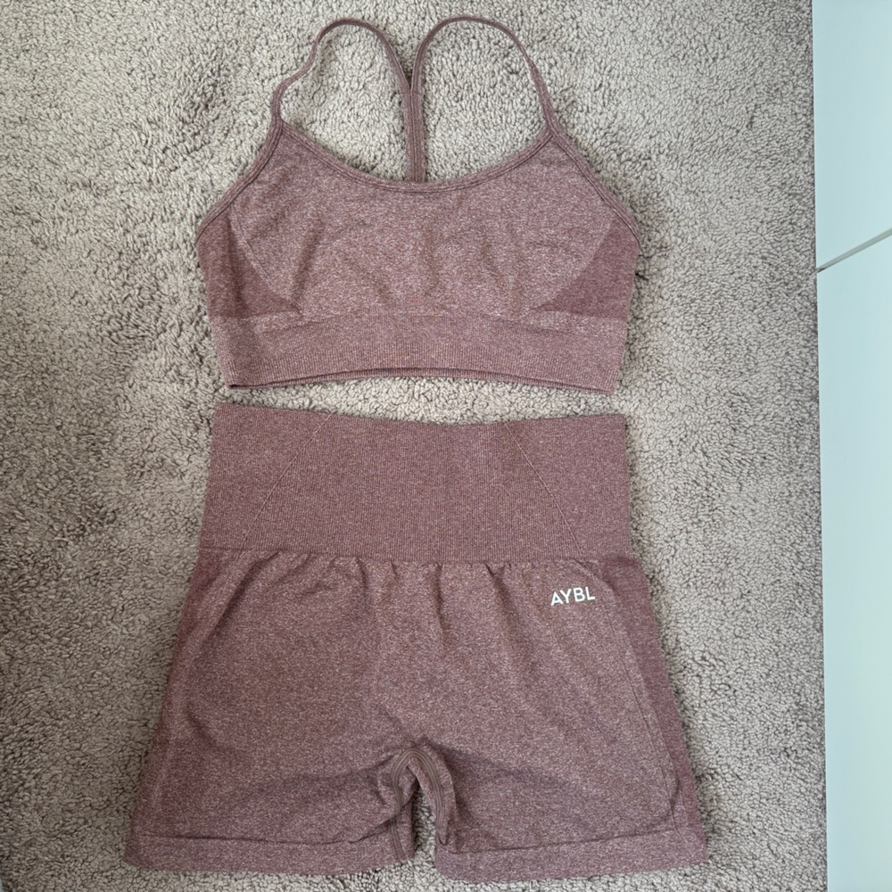 AYBL Dusty Rose Activewear Set